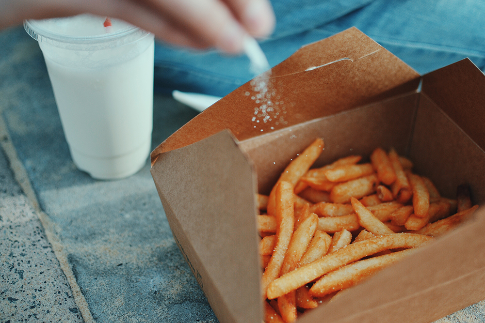 fries and salt