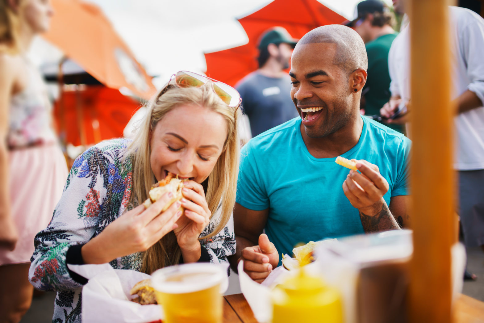 people eating