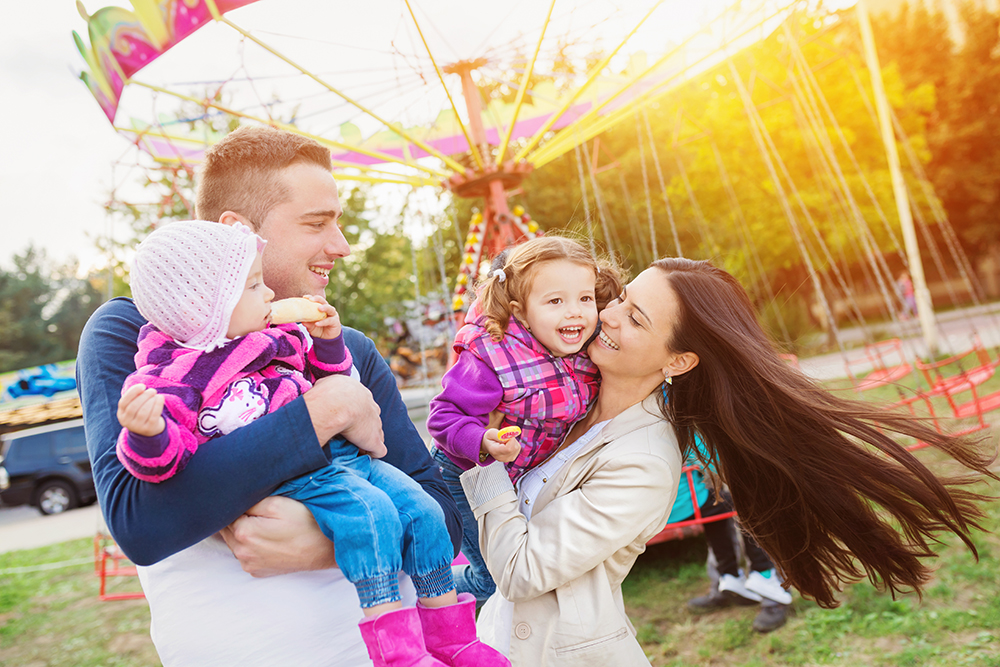 family at the fair