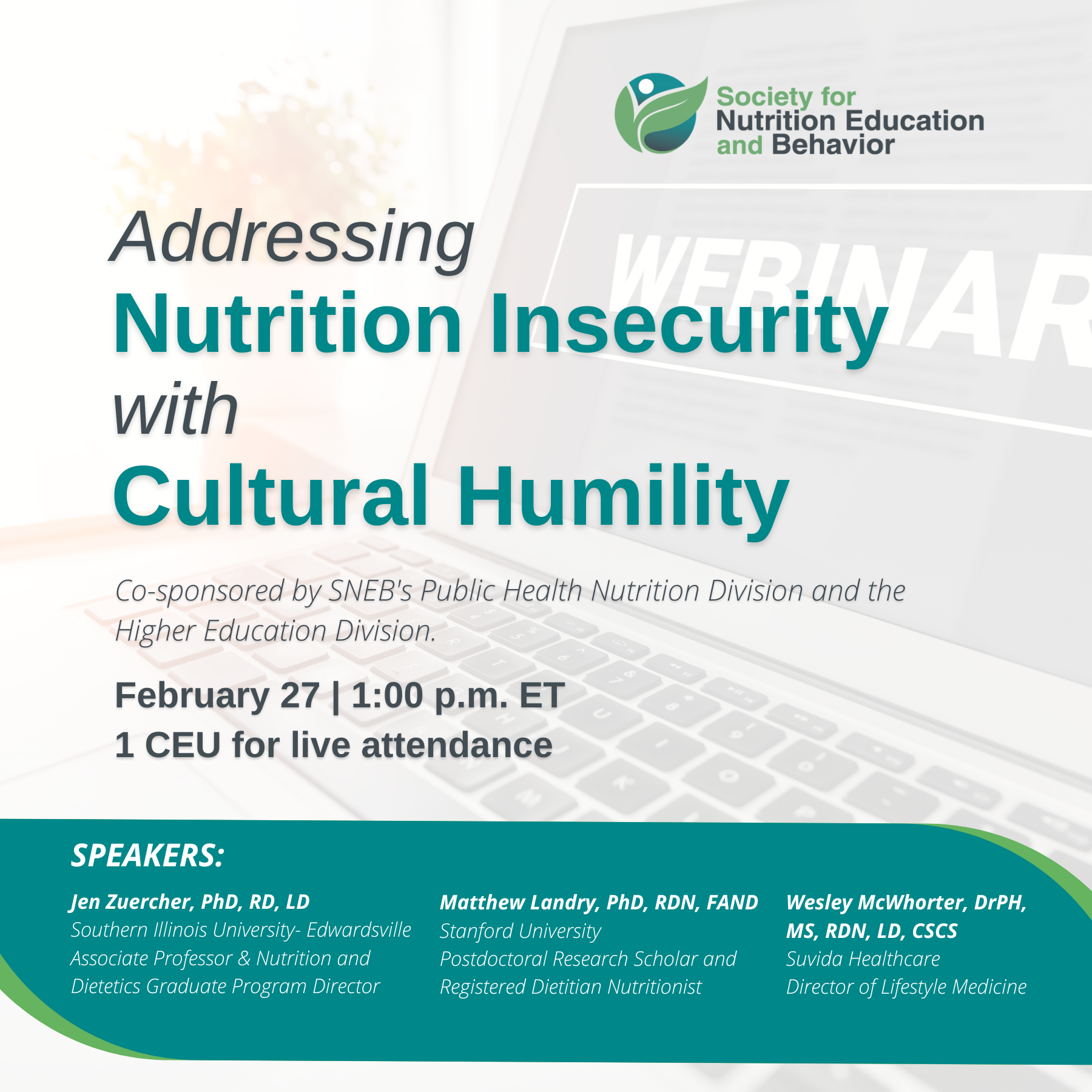 Society for Nutrition Education and Behavior