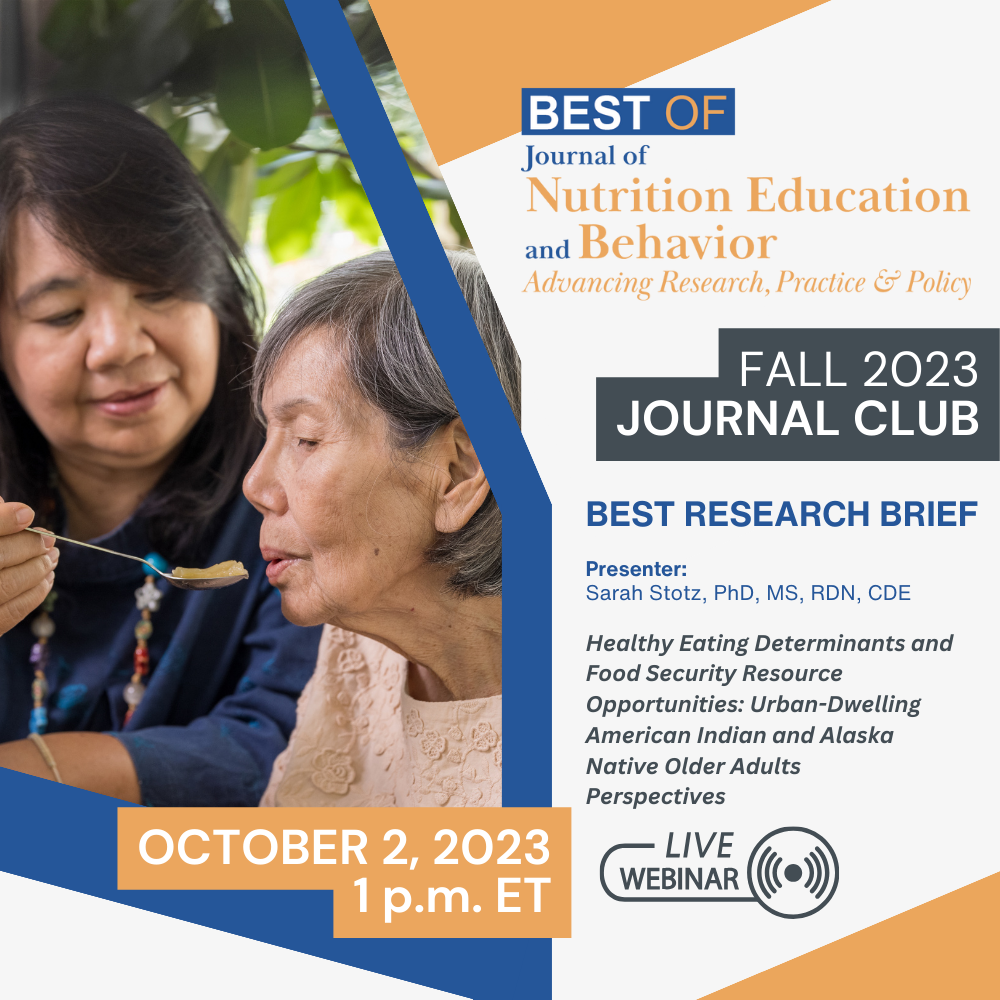 Society for Nutrition Education and Behavior