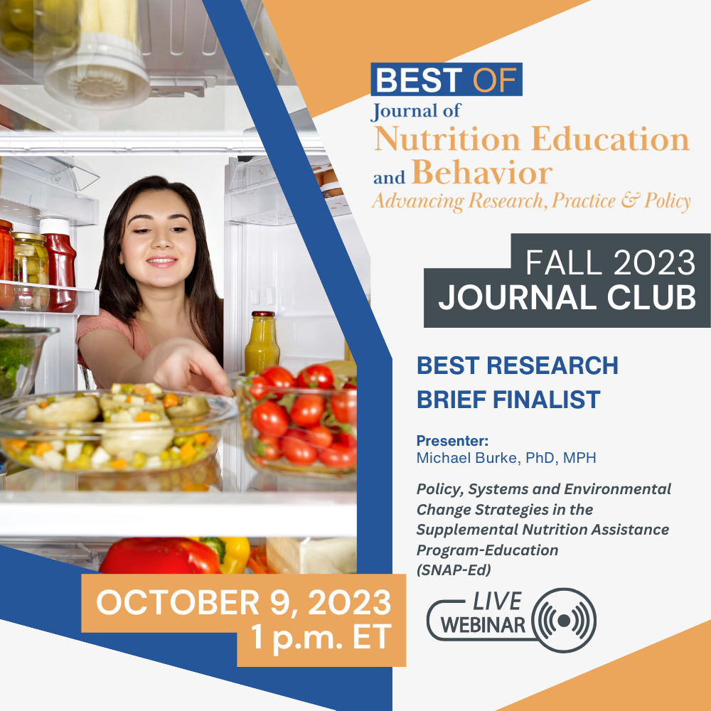 Society for Nutrition Education and Behavior