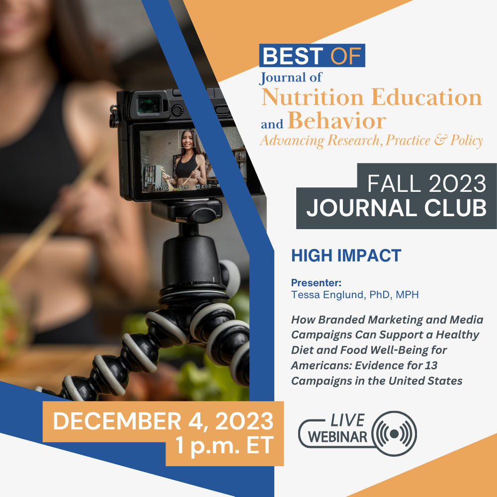 Society for Nutrition Education and Behavior